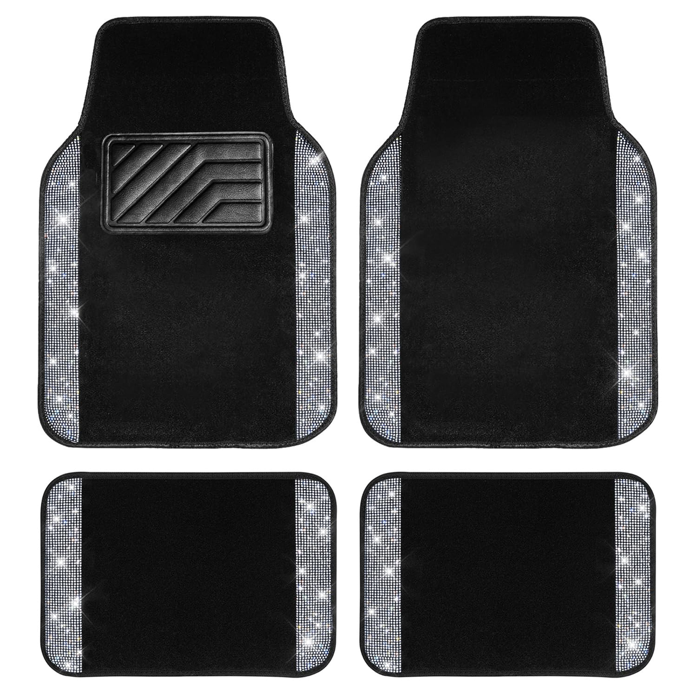 Floor Mat Set 4-piece Beige product photo