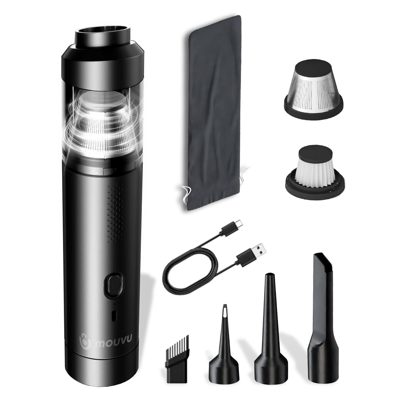 Car Vacuum Portable USB Rechargeable product photo